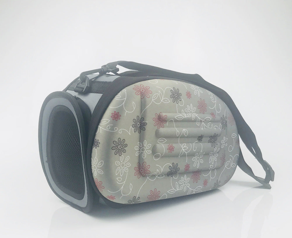 Pet bag portable cat bag dog bag EVA folding pet out backpack bag pet supplies