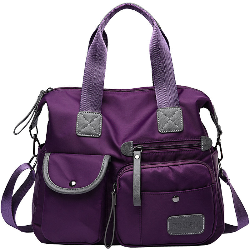 2020 new fashion Korean waterproof Oxford cloth handbag casual nylon shoulder diagonal bag female bag canvas bag