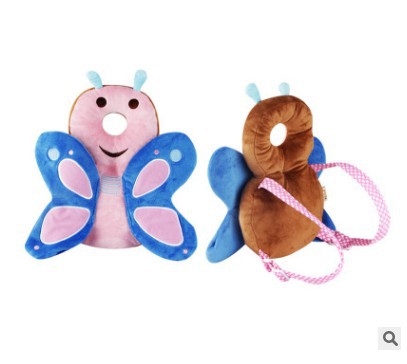 Baby Head protection pad Toddler headrest pillow baby neck Cute wings nursing drop resistance cushion baby protect Free delivery