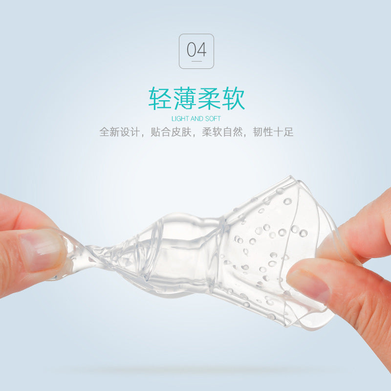 Factory direct liquid full silicone nipple protection cover triangle petal care bra breastfeeding breast pad boxed