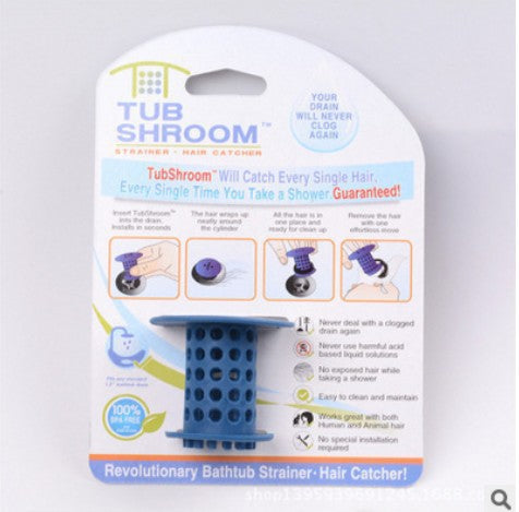 Amazon bathtub pool anti-clogging device hot sale floor drain hair hair filter cleaning collector