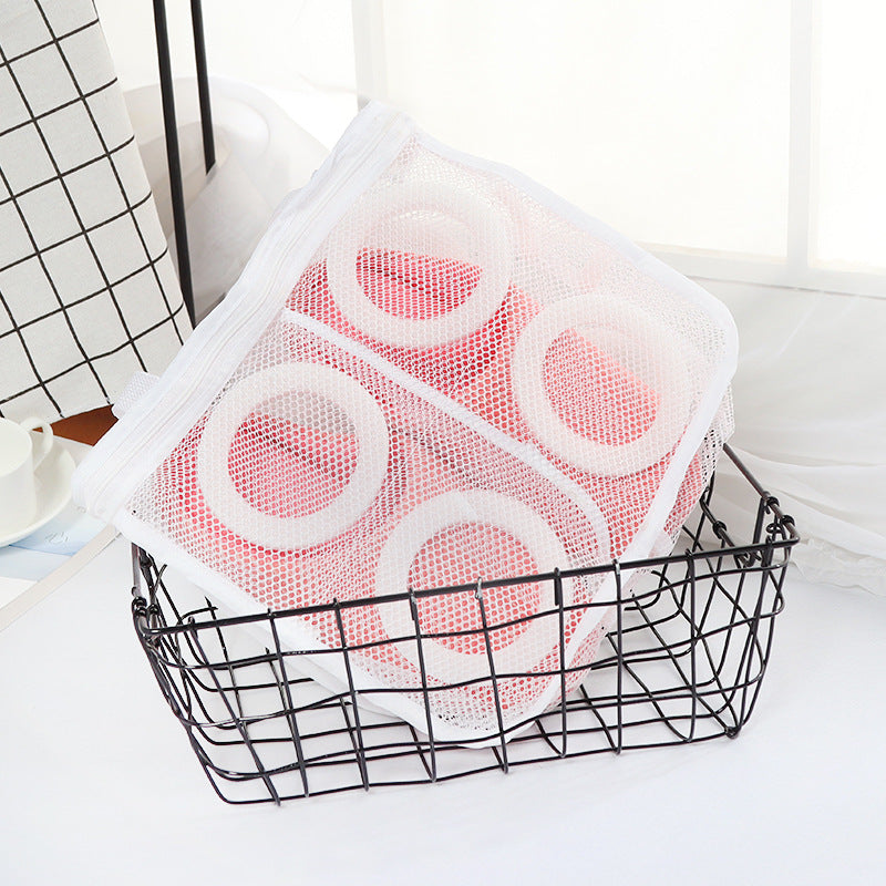 Foreign trade new style shoe bag, mesh bag, shoe care washing bag, shoe washing underwear care washing bag, drying custom