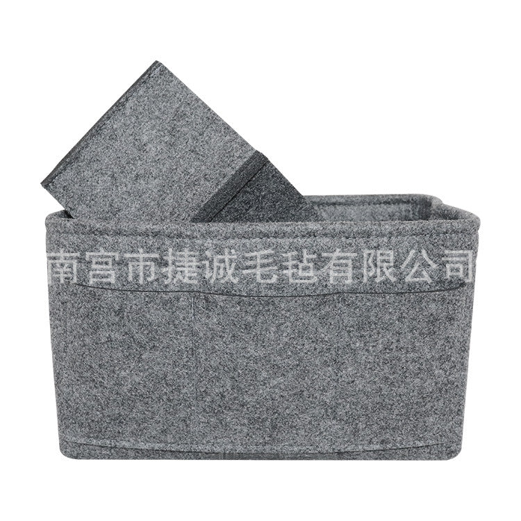 Felt Makeup Bag Organizer Insert Bag Handbag Multi-functional Travel Cosmetic Case Girl Toiletry Storage Bags 2019