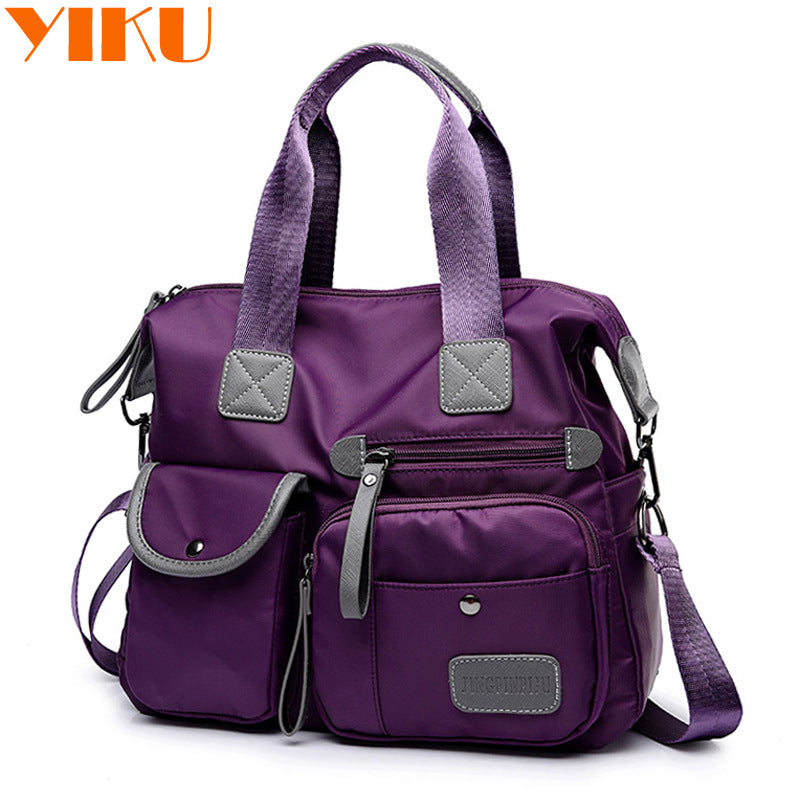 2020 new fashion Korean waterproof Oxford cloth handbag casual nylon shoulder diagonal bag female bag canvas bag
