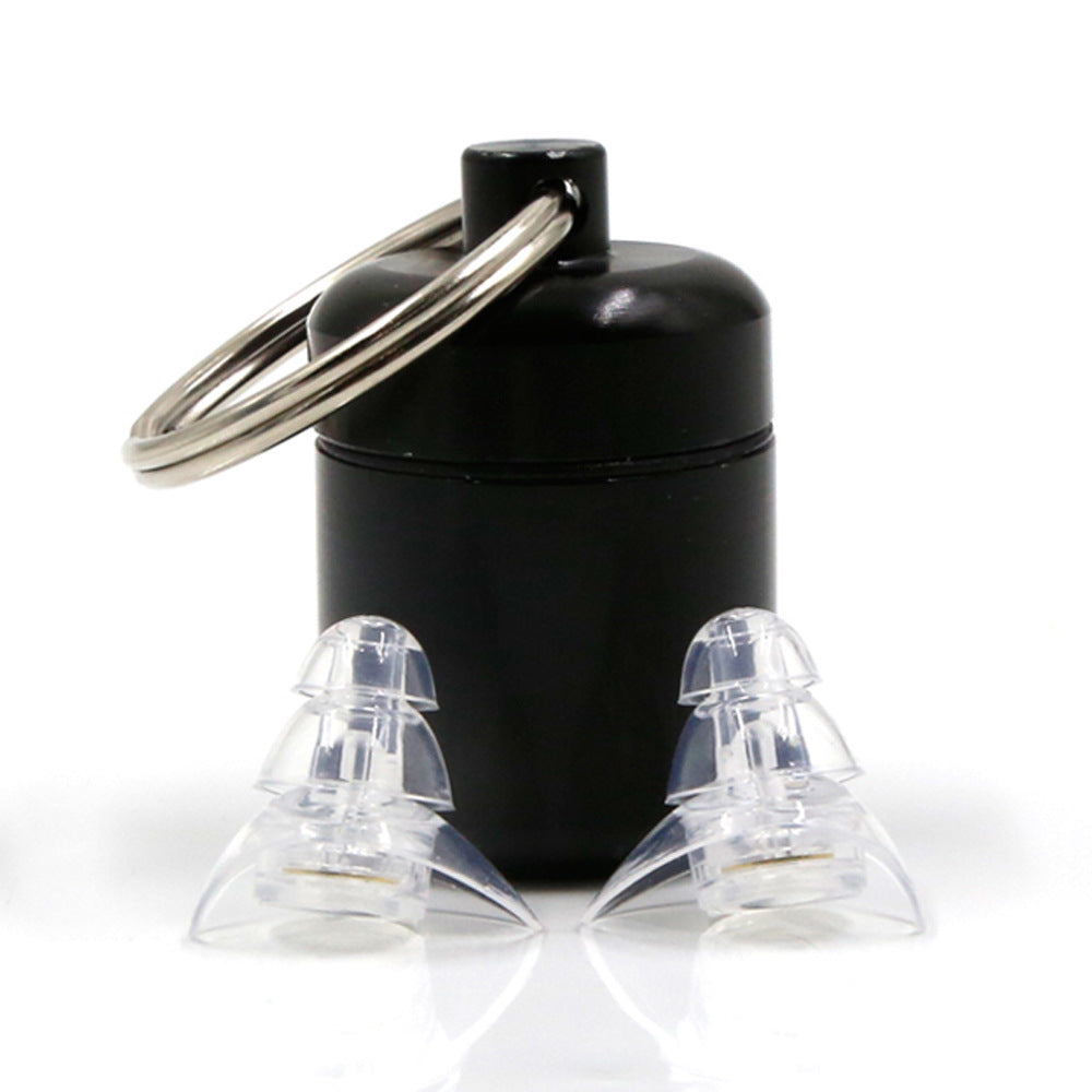 Music noise reduction earplugs Nightclub enthusiast DJ anti-noise high fidelity comfort music diaphragm filter earplugs