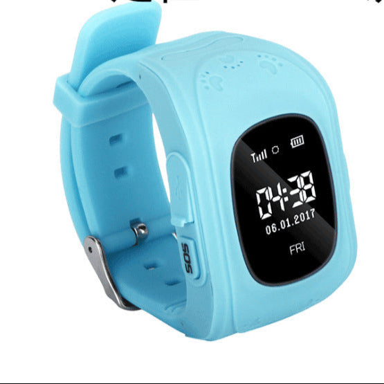 Anti Lost Q50 OLED Child GPS Tracker SOS Smart Monitoring Positioning Phone Kids GPS Baby Watch Compatible IOS & Android