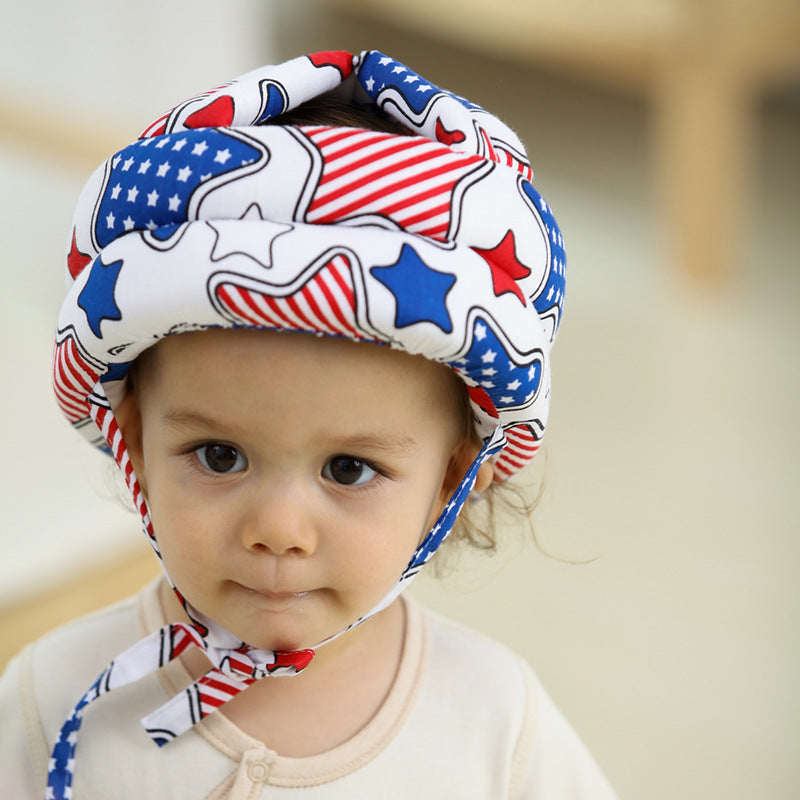 Osage new baby anti-collision shatter-resistant hat cotton breathable baby toddler headgear child safety helmet