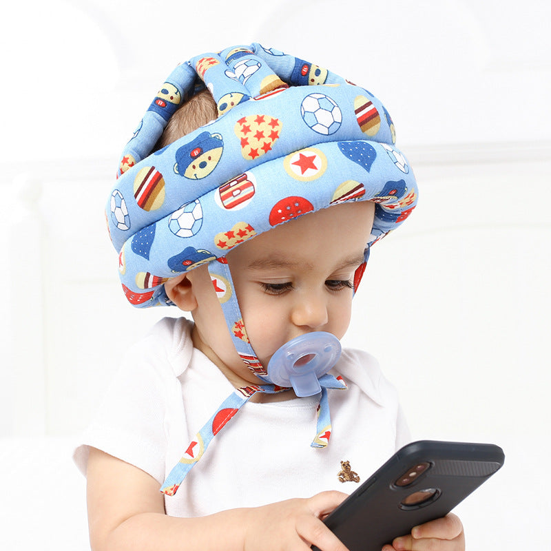 Osage new baby anti-collision shatter-resistant hat cotton breathable baby toddler headgear child safety helmet