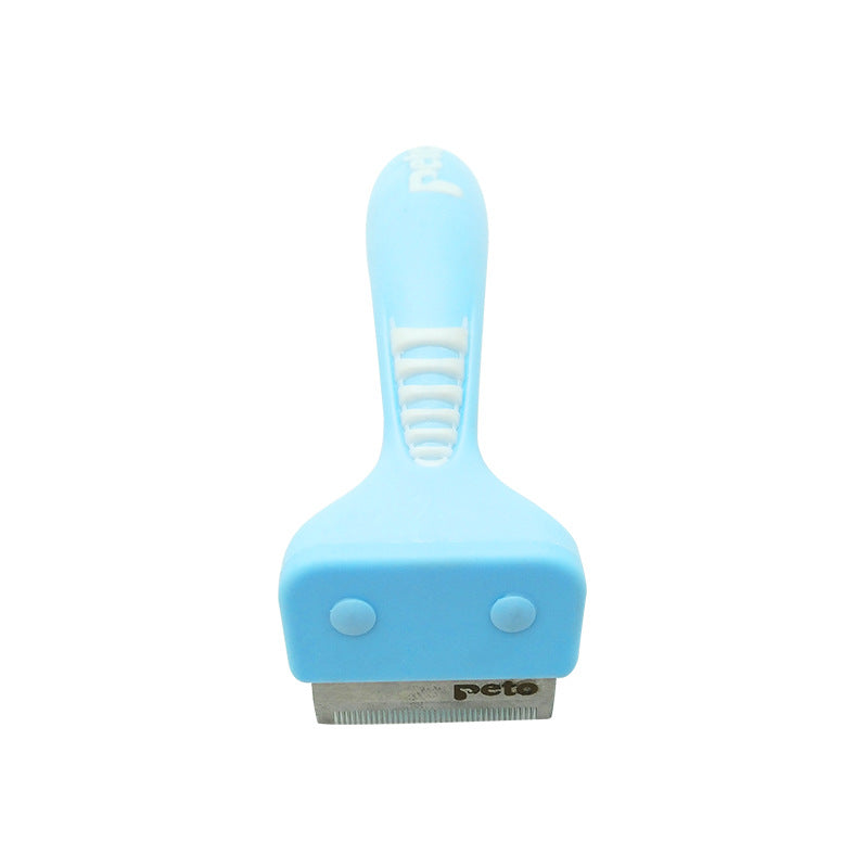 Pet Open Knot Comb Hair Removal Comb Stainless Steel Comb Nail Rake Comb Remove Hair Cats Dogs Plastic Clean Beauty Comb