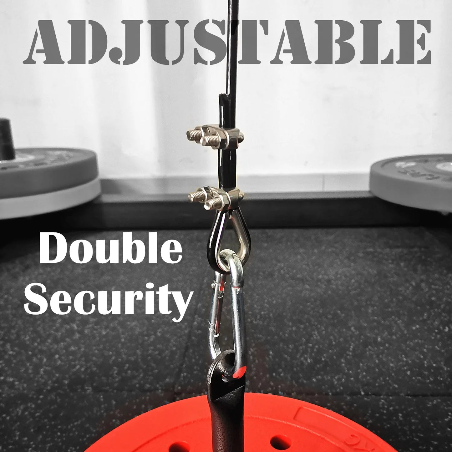 Cross-border DIY Fitness Equipment Set Home Fitness Combination Set Pulley Cable Cord Rope X Set