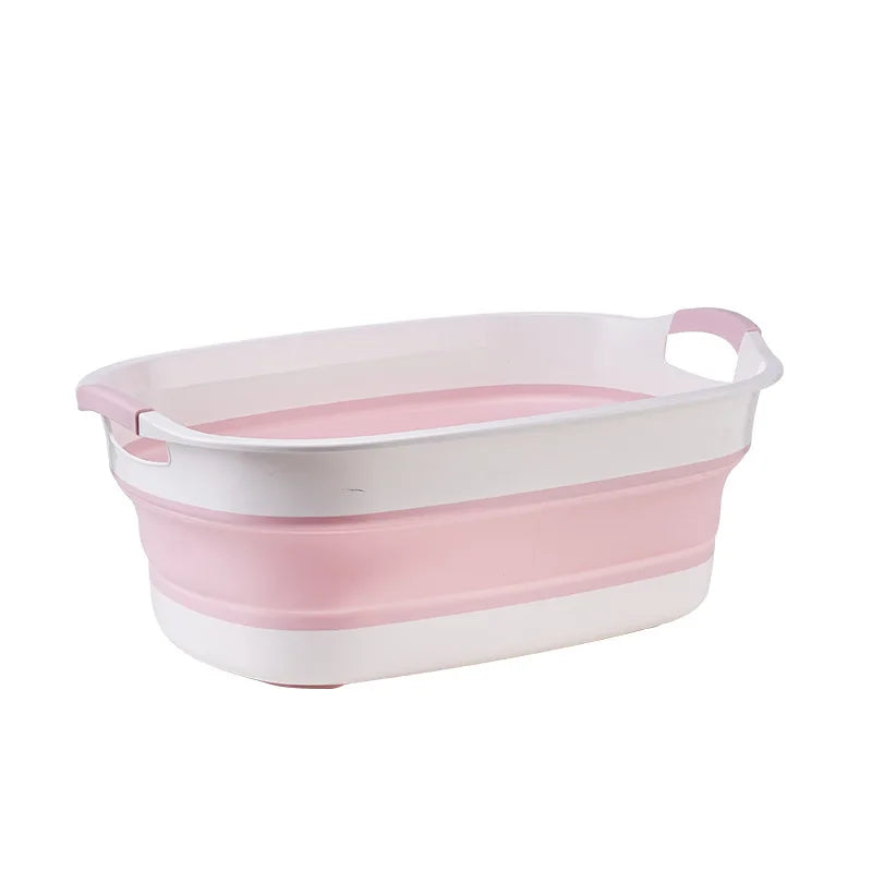 Folding Baby Bath Tub Bathroom Accessories Portable Non-Slip Bathtub Newborn Pet Bathtub Multifunction Bathroom Organizers