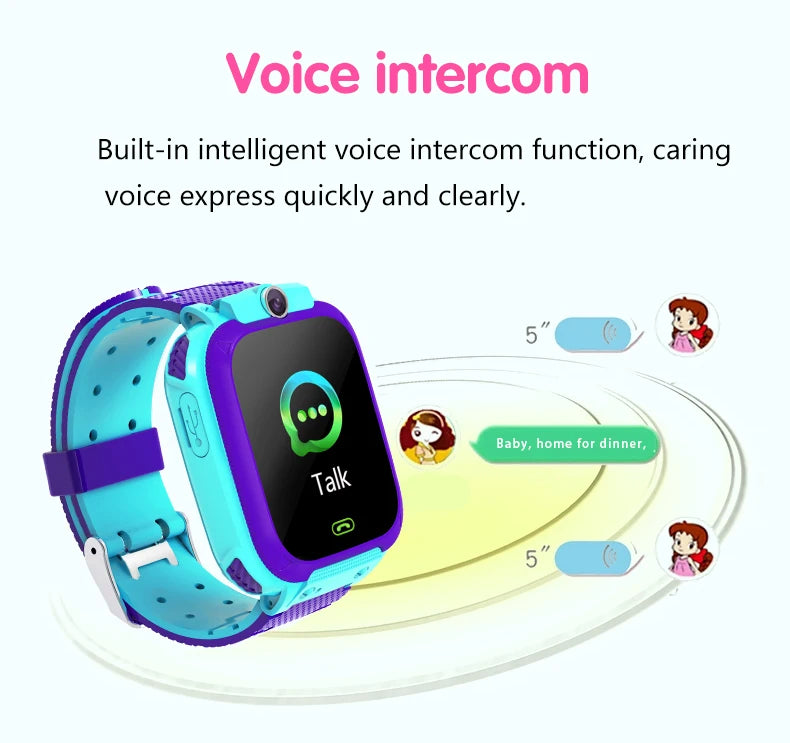 Q12 Smart Watch LBS Kid SmartWatches Baby Watch 1.44 Inch Voice Chat GPS Finder Locator Tracker Anti Lost Monitor with Box