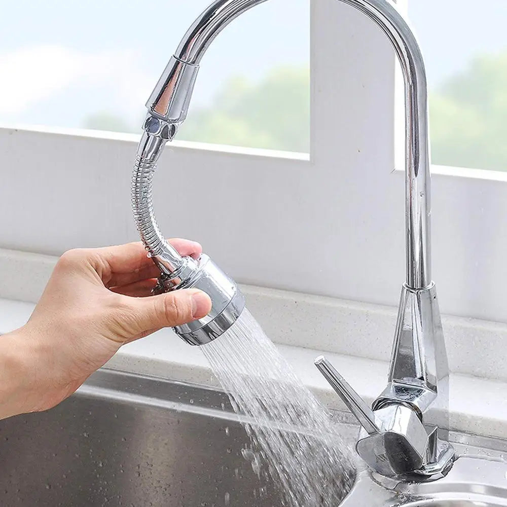 Faucet Splash-proof Head Spout Extender Filter Kitchen Shower Sprinkler Lengthen Water Saver Sprinkler Universal Bubbler