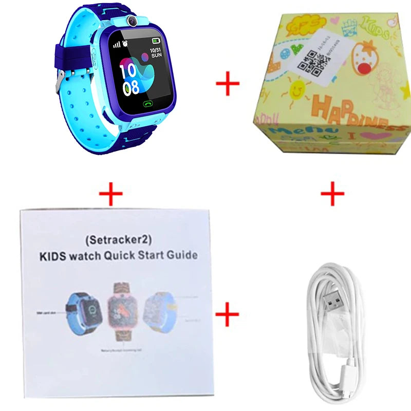Q12 Smart Watch LBS Kid SmartWatches Baby Watch 1.44 Inch Voice Chat GPS Finder Locator Tracker Anti Lost Monitor with Box