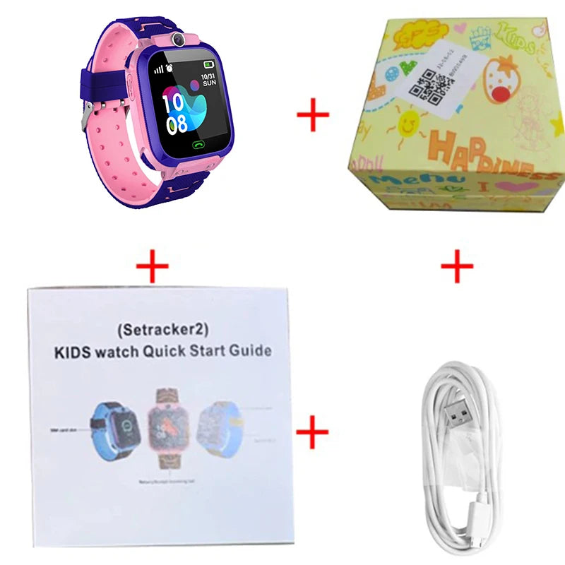 Q12 Smart Watch LBS Kid SmartWatches Baby Watch 1.44 Inch Voice Chat GPS Finder Locator Tracker Anti Lost Monitor with Box