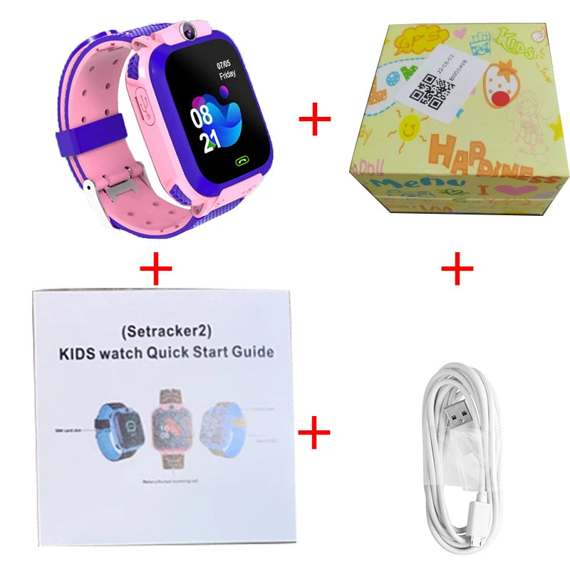 Q12 Smart Watch LBS Kid SmartWatches Baby Watch 1.44 Inch Voice Chat GPS Finder Locator Tracker Anti Lost Monitor with Box