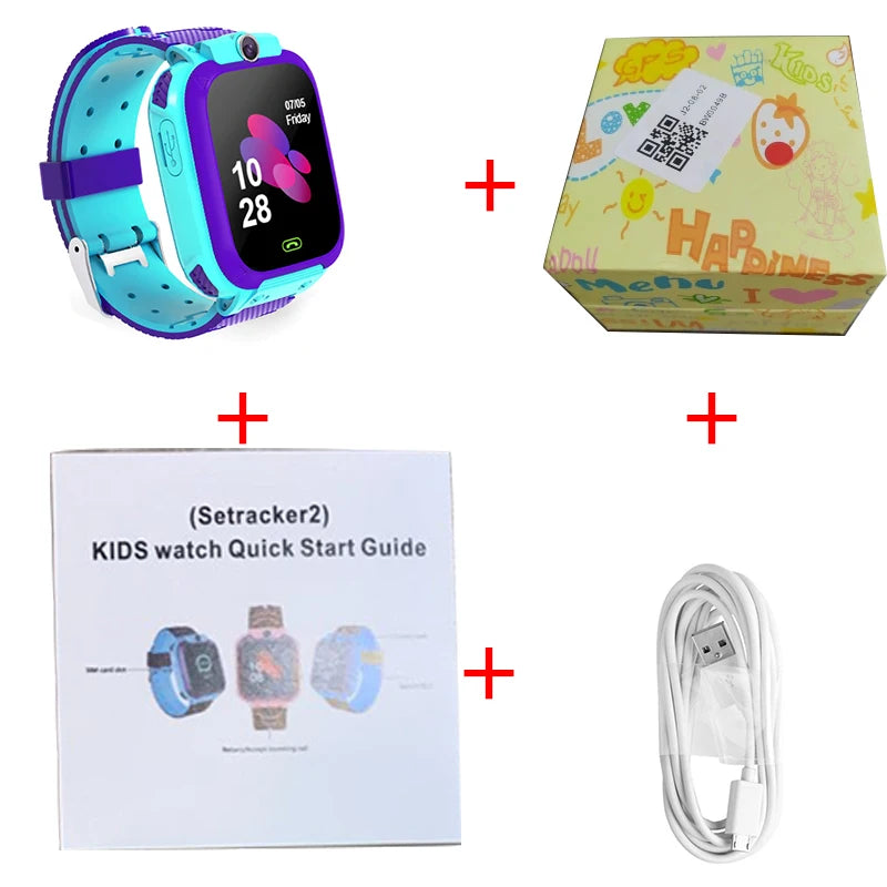 Q12 Smart Watch LBS Kid SmartWatches Baby Watch 1.44 Inch Voice Chat GPS Finder Locator Tracker Anti Lost Monitor with Box