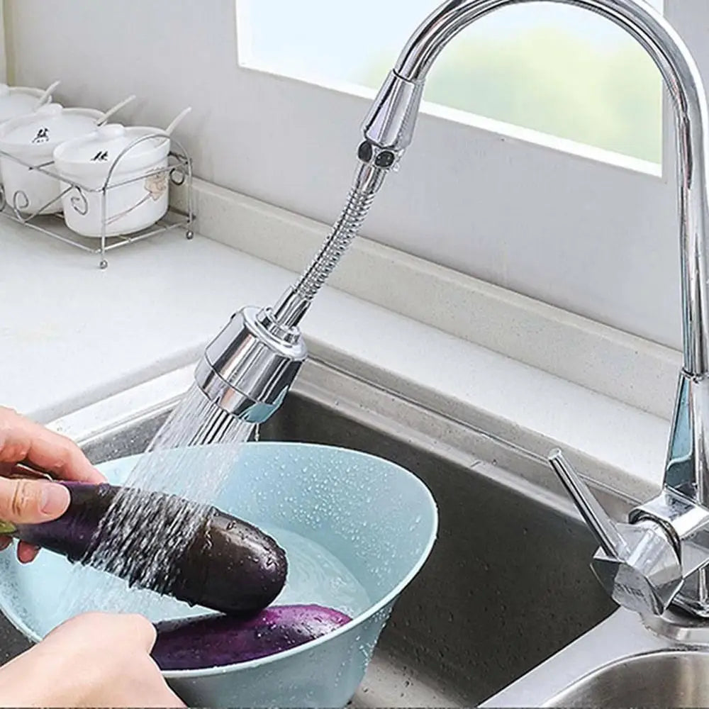 Faucet Splash-proof Head Spout Extender Filter Kitchen Shower Sprinkler Lengthen Water Saver Sprinkler Universal Bubbler