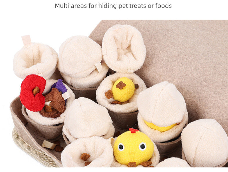 New Egg Blind Box Sniffing Pet Supplies Interactive Playing Pet Toys Hiding and Leaking Food Interactive Dog Toys