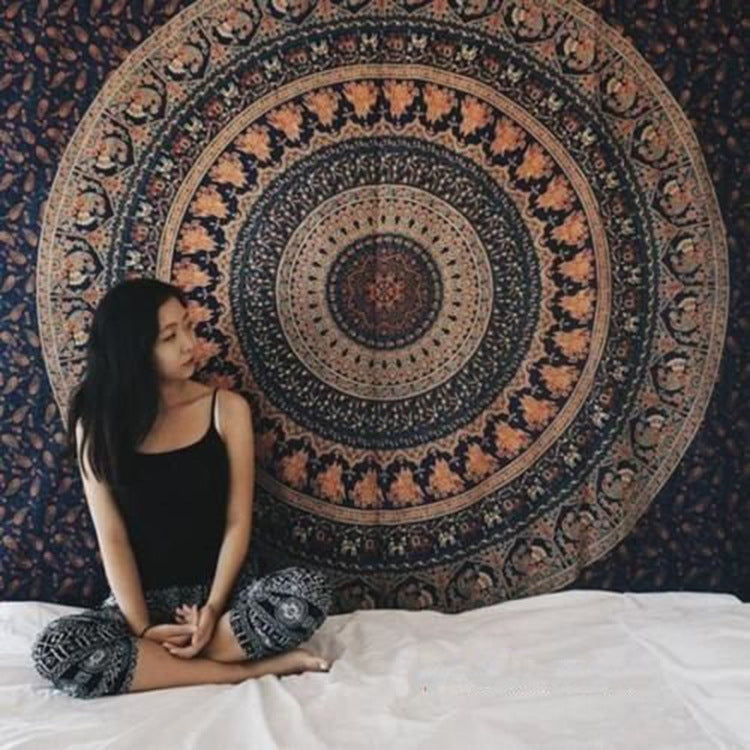 Tapestry mandala series printed home tapestry wall hanging beach towel beach seat blanket wish Amazon