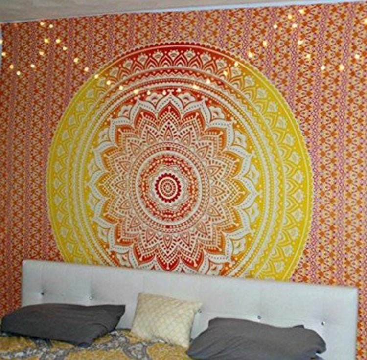 Tapestry mandala series printed home tapestry wall hanging beach towel beach seat blanket wish Amazon