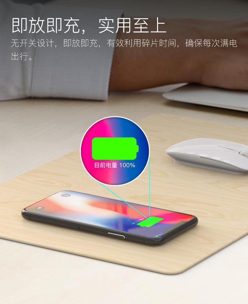 JAKCOM controller MC2 wireless charging mouse pad computer large mouse pad can be customized USB hand warmer