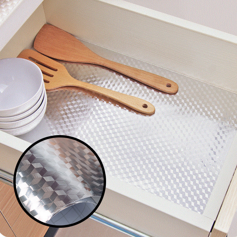 Kitchen oil-proof waterproof and moisture-proof self-adhesive wallpaper