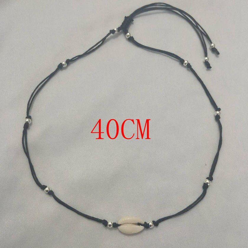 European and American fashion necklace, personalized creative hand-woven shell necklace, ladies shell clavicle necklace