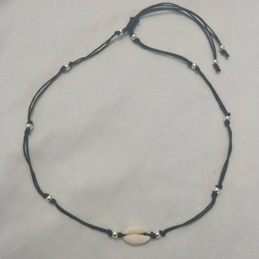 European and American fashion necklace, personalized creative hand-woven shell necklace, ladies shell clavicle necklace