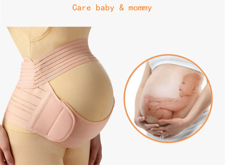 Amazon Three-piece Set of Prenatal Belly Support, Medical Comfortable Belt, Prenatal Breath Support Belt for Pregnant Women