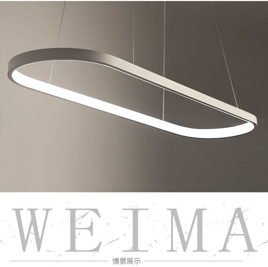 Simple and creative personality dining room chandelier led post-modern Nordic living room art bedroom dining room bar table lamps