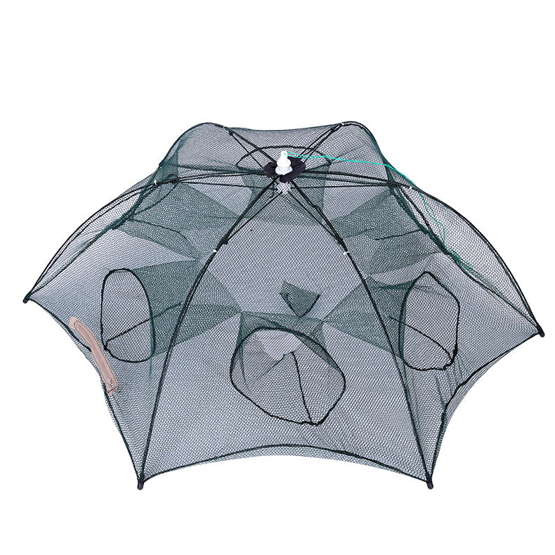Wholesale Fishing Net Fishing Cage Umbrella Cage Folding Fishing Net Fishing Tackle Hand Throw Net Fishing Net Fishing Tackle Umbrella Fishing Tool