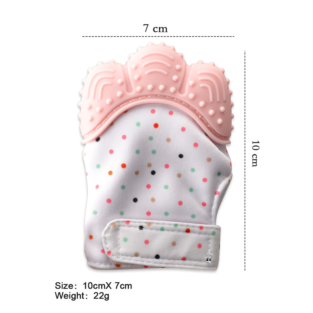 Baby Molar Gloves Silicone Baby Teether Gloves Newborn Anti-eating Hand Molar Gloves Baby Molar Toys
