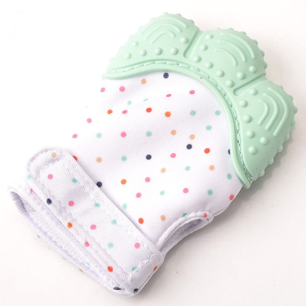 Baby Molar Gloves Silicone Baby Teether Gloves Newborn Anti-eating Hand Molar Gloves Baby Molar Toys