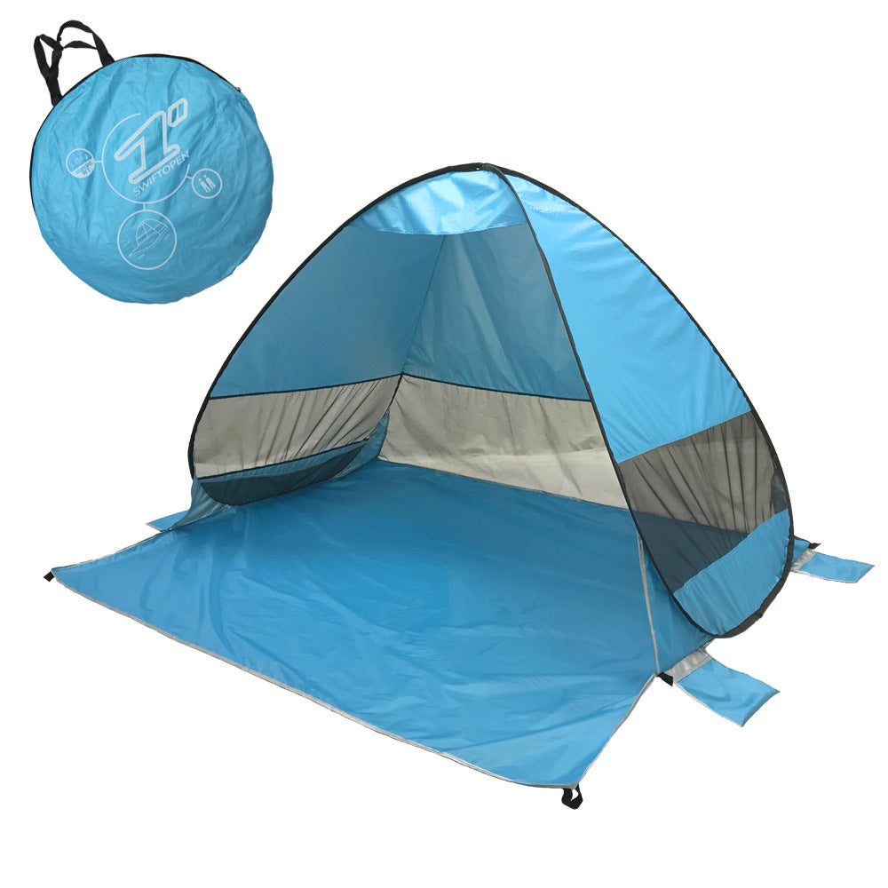 Beach tents, cross-border Amazon explosion models, automatic 2 seconds speed open beach shade OEM