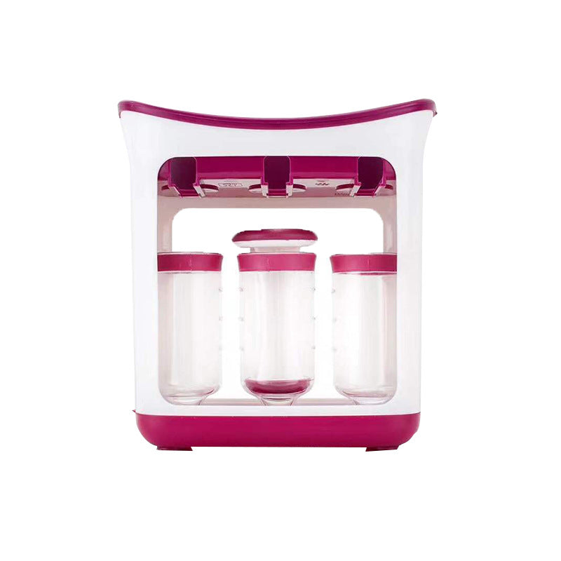 Household children's fruit puree squeezer Becom US kitchen sub-packing extruder baby food supplement fruit fried machine