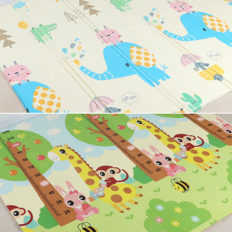 Factory wholesale crawling mat, environmentally friendly and tasteless baby play mat, thickened double-sided foldable xpe child crawling mat