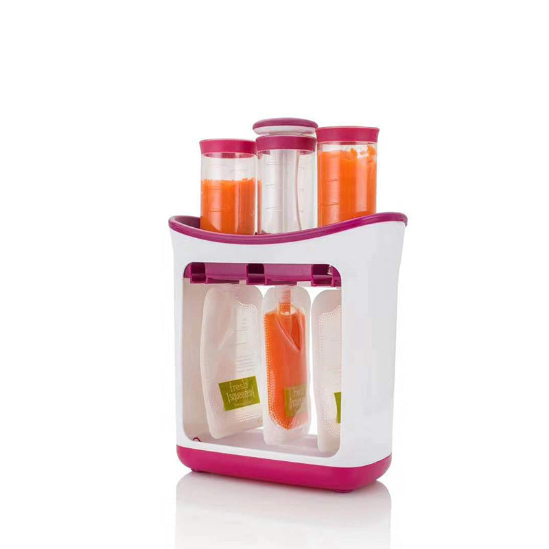 Household children's fruit puree squeezer Becom US kitchen sub-packing extruder baby food supplement fruit fried machine