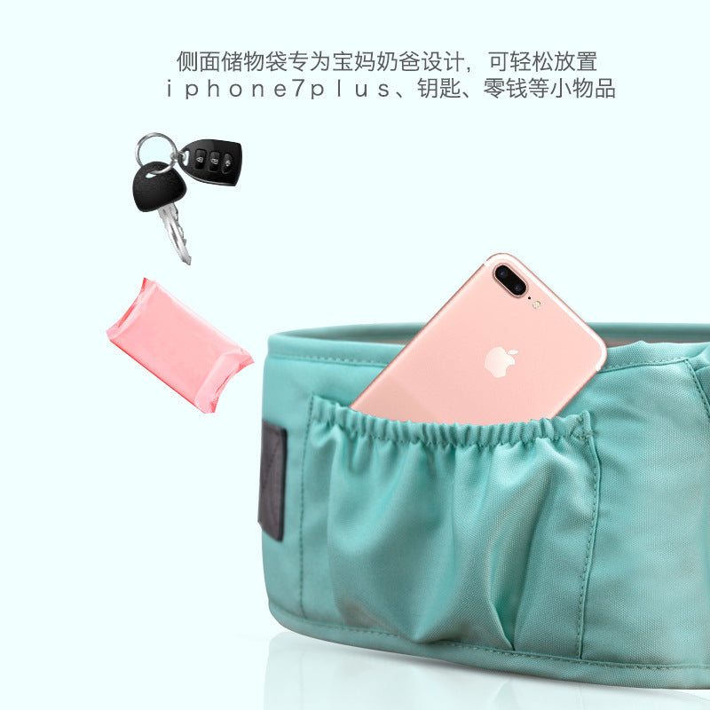 Aierbao double shoulder baby carrier four seasons multifunctional breathable baby carrier baby waist stool factory outlet