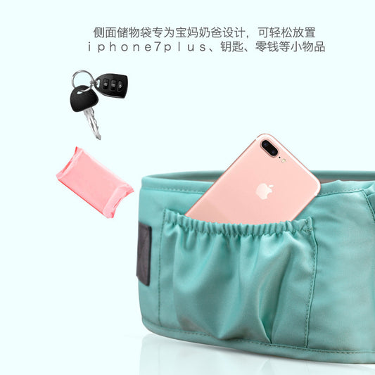 Aierbao double shoulder baby carrier four seasons multifunctional breathable baby carrier baby waist stool factory outlet