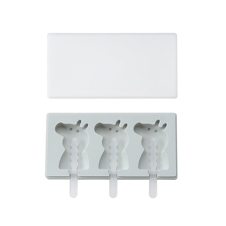 Spot Siamese Ice Cream Mold with Cover Silicone Ice Cream Stick Ice Mold Homemade DIY DIY Ice Cream Mould