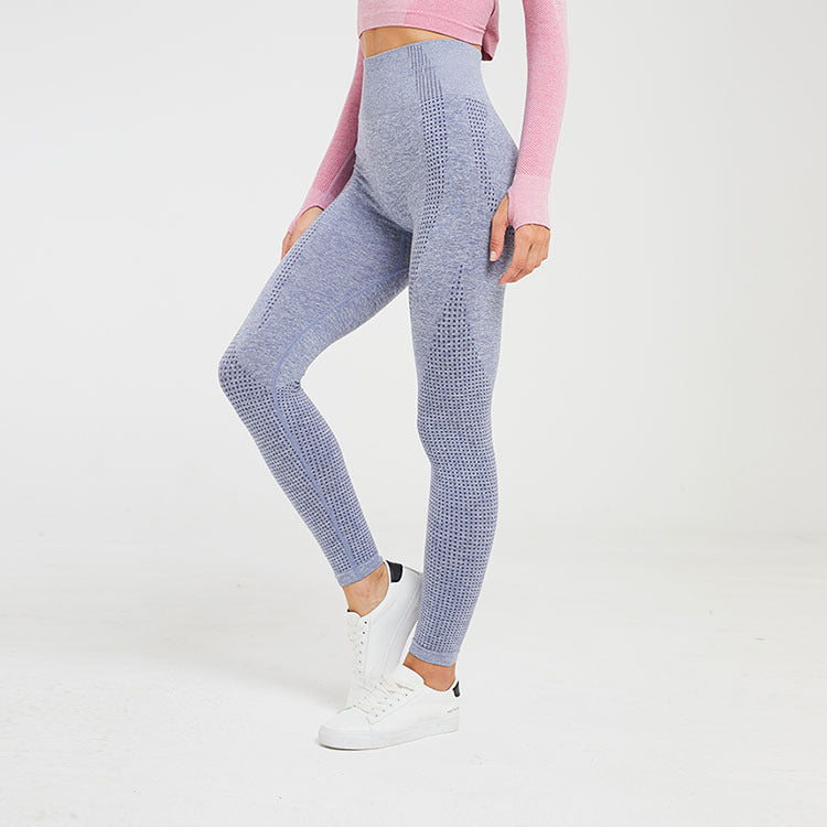 Autumn/Winter 2019 Yoga Wear Europe and America GYM Amazon High Waist Sports Tights Fitness Seamless Yoga