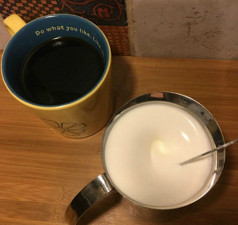 Cross-border explosion coffee coffee foam electric milk foaming machine automatic fancy milk foam household mixer