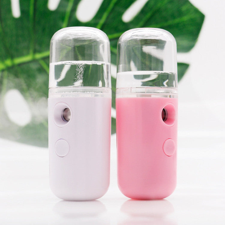 Small pill nano spray moisturizer steam face device mini cold spray portable beauty device humidifier can spray alcohol