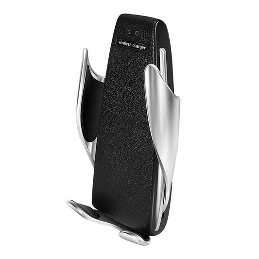 Car wireless charger Smart sensor phone charger Car navigation bracket gift