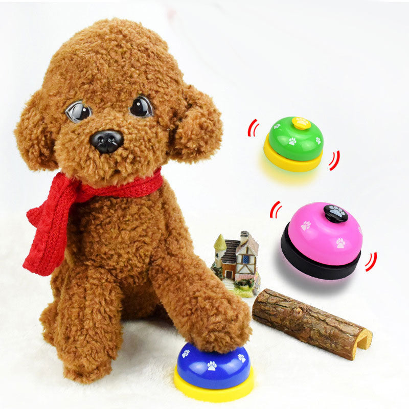 Douyin Dog Trainer Pets Ring the Bell Dogs Order Meal Cat Teddy Golden Retriever Universal Footprint Interactive Development Intelligence