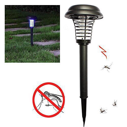 Solar mosquito killer lamp outdoor ground lawn lamp garden lighting street lamp mosquito killer