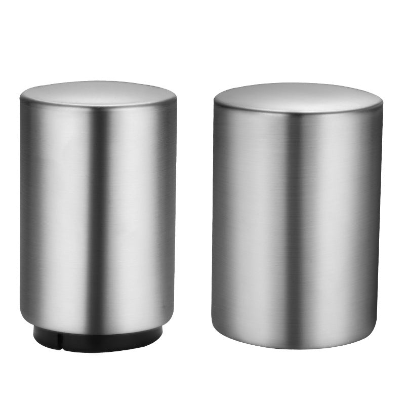 Creative stainless steel automatic beer bottle opener bar hotel home wine bottle opener push type opener