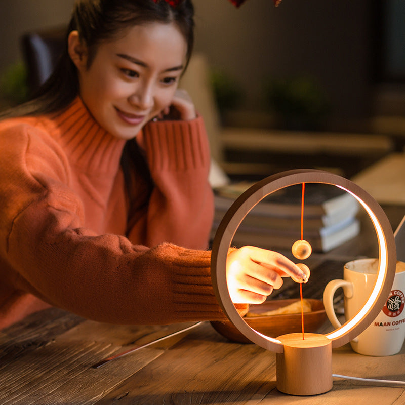 Allocacoc Heng LED Balance Lamp Night Light USB Powered Home Decor Bedroom Office Night Lamp Novel Light Christmas Gift Light