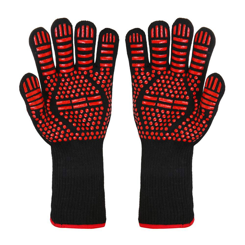 High temperature heat resistant gloves kitchen gloves barbecue gloves